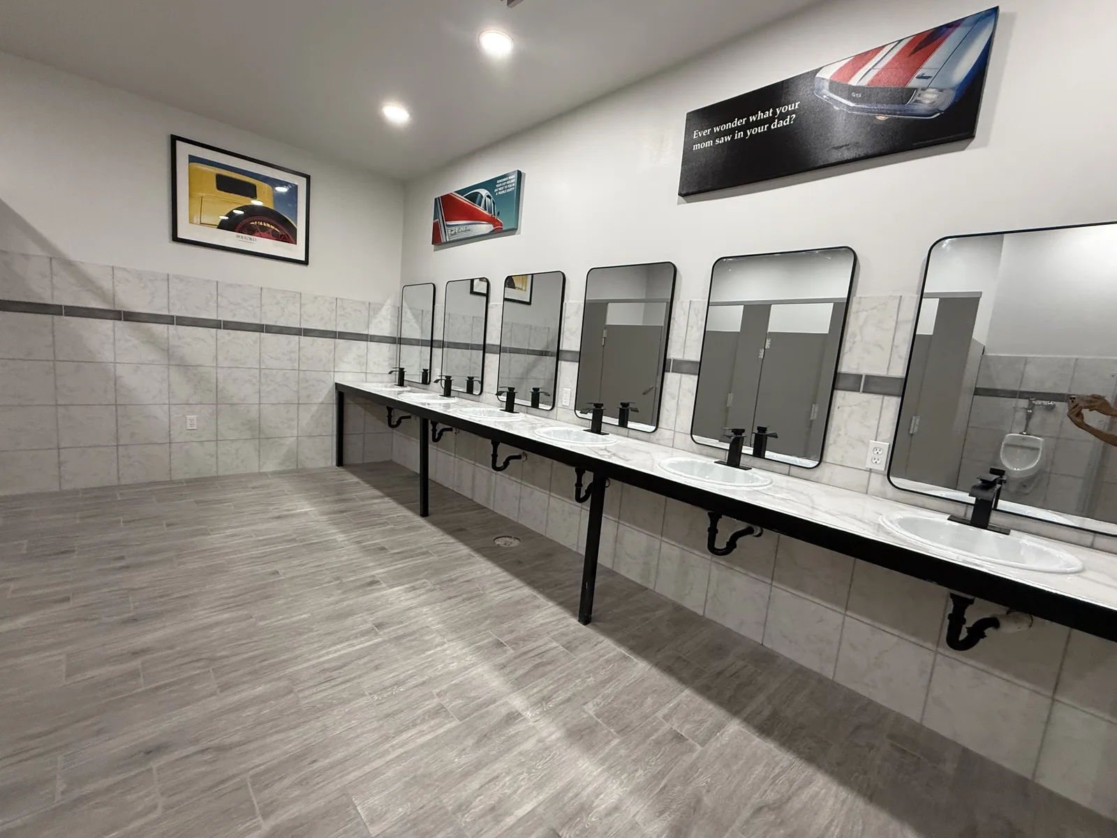 The new bathhouse interior